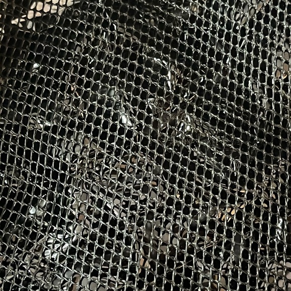 EUC VTG Box Hat with Netting black textures material/ inner mesh lining - Picture 8 of 10